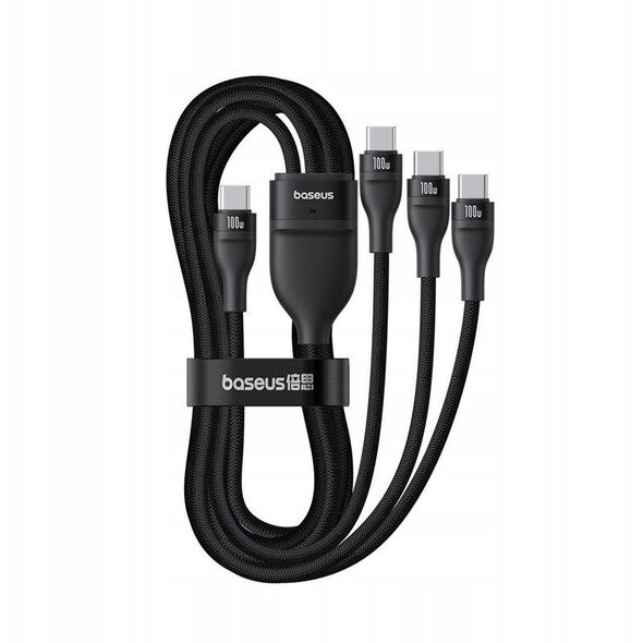 Kabel Baseus Flash Series 3 100W 1,5m (czarny)