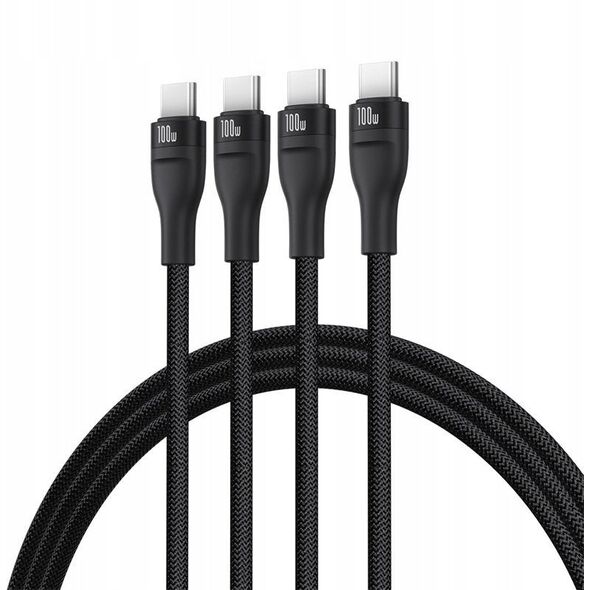 Kabel Baseus Flash Series 3 100W 1,5m (czarny)