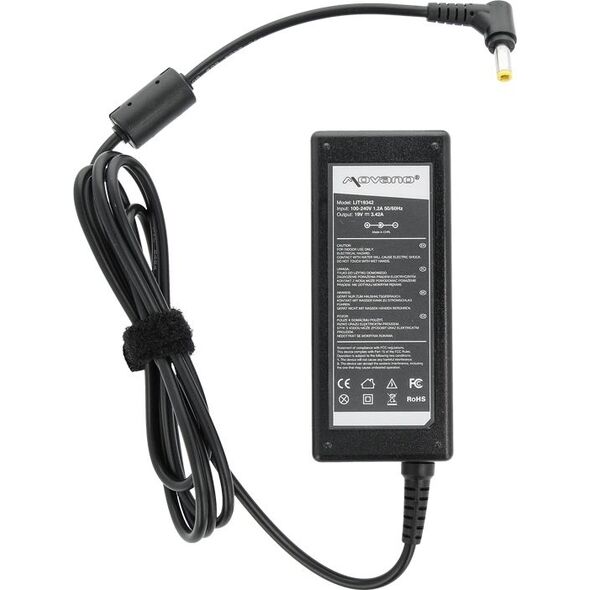 Zasilacz do laptopa Movano 65 W, 2.5 mm, 3.42 A, 19 V (ZZ/LIT19342)