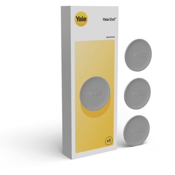 Yale Dot 3-Pack (Silver) NFC Tag