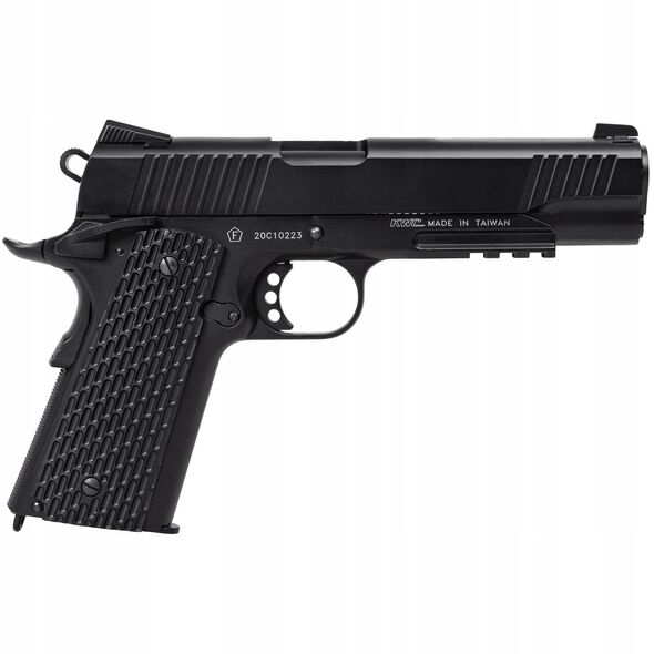 Wiatrówka pistolet RANGER 1911 Tactical KWC kal. 4,5 BBs BLOW BACK 17 strz. FULL METAL CO2 (AAKCMB770AZB)