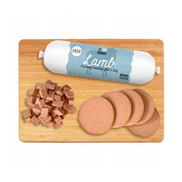 Paka Zwierzaka Pepe kiełbaski meat snack jagnięcina 200g