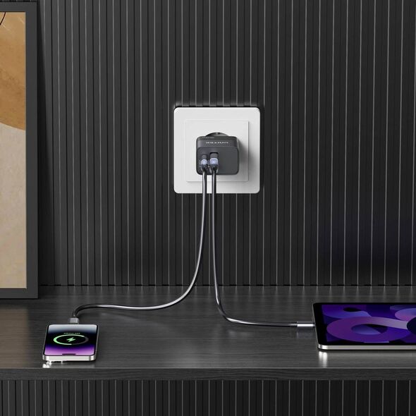 Ładowarka Unitek Unitek Ładowarka sieciowa, 1x USB-A, 1x USB-C, QC, PC 3.0, 20W, czarna