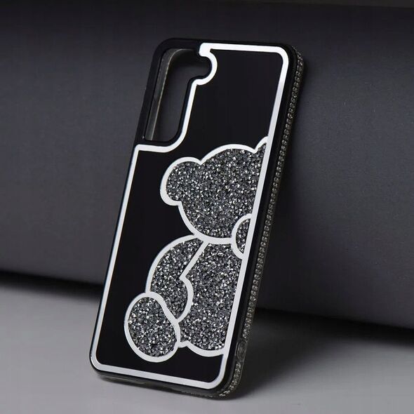 Θήκη TEDDY BEAR για SAMSUNG S25 Edge ασημί