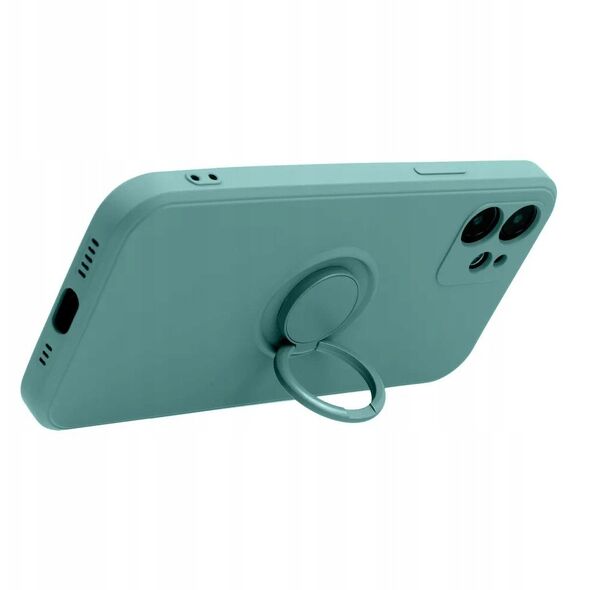 Θήκη SILICONE RING για XIAOMI Redmi Note 14 PRO 4G πράσινο