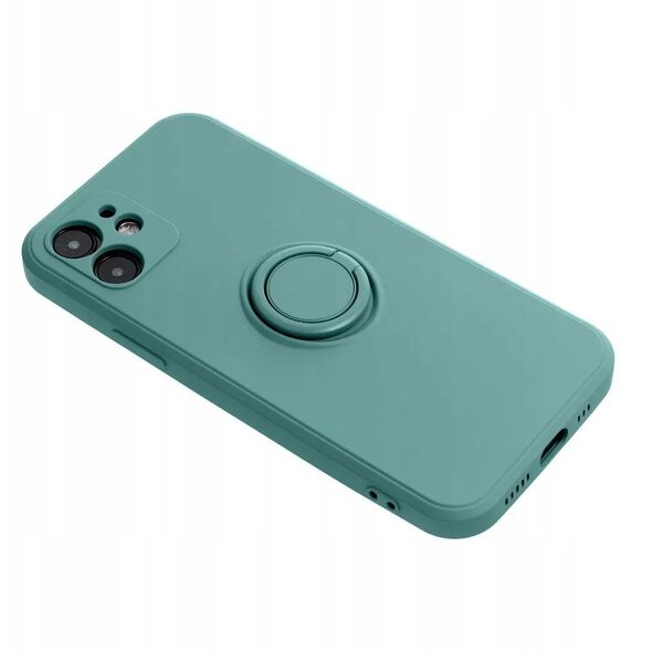 Θήκη SILICONE RING για XIAOMI Redmi Note 14 PRO 4G πράσινο