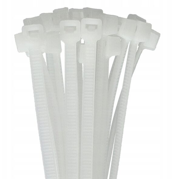 PLASTROL OPASKA PLASTIKOWA BIAŁA 2,5 x 100mm 100szt.