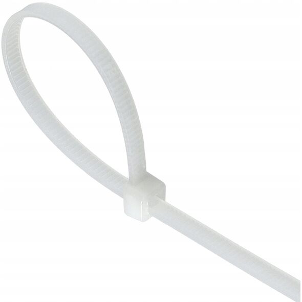 PLASTROL OPASKA PLASTIKOWA BIAŁA 2,5 x 100mm 100szt.