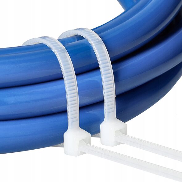 PLASTROL OPASKA PLASTIKOWA BIAŁA 2,5 x 100mm 100szt.