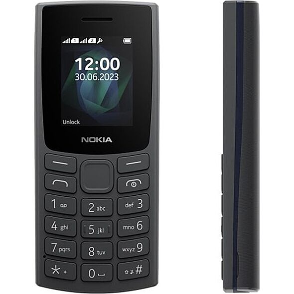 Telefon komórkowy Nokia 105 Dual SIM, 4G, černá (2023)