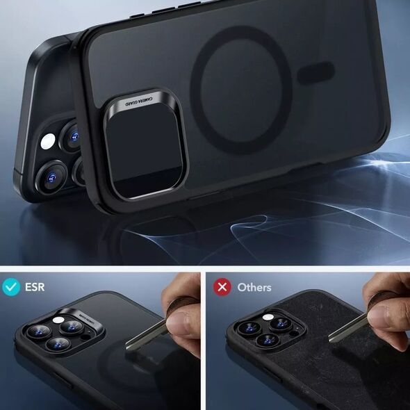 ESR ESR CLASSIC HYBRID HALOLOCK MAGSAFE & TEMPERED GLASS IPHONE 16 PRO FROSTED BLACK