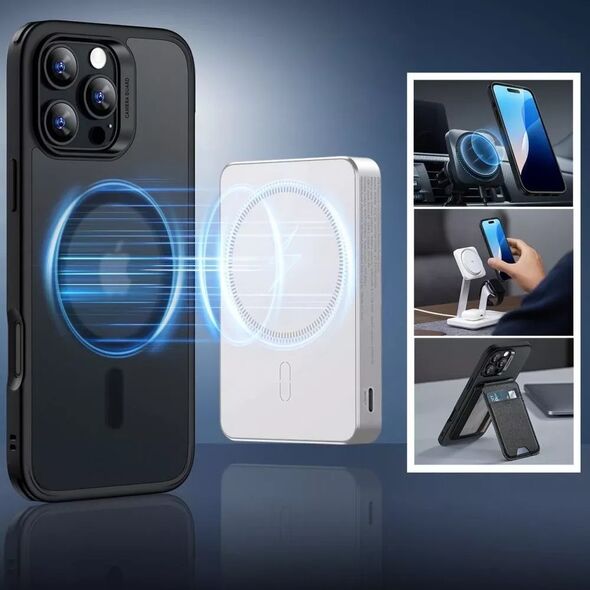 ESR ESR CLASSIC HYBRID HALOLOCK MAGSAFE & TEMPERED GLASS IPHONE 16 PRO FROSTED BLACK