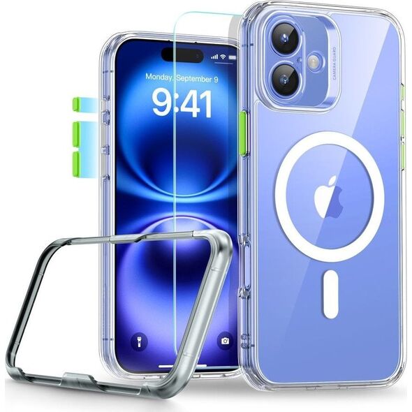 ESR CLASSIC PRO SET HALOLOCK MAGSAFE IPHONE 16 CLEAR
