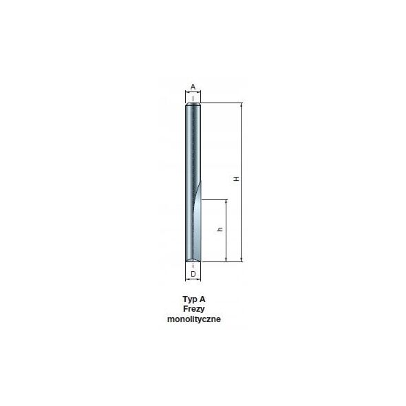 Frez 04-10106P 4X12X50,8X6,0