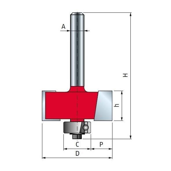 Frez 32-50208P 34,92X12,7X54,4X8,0