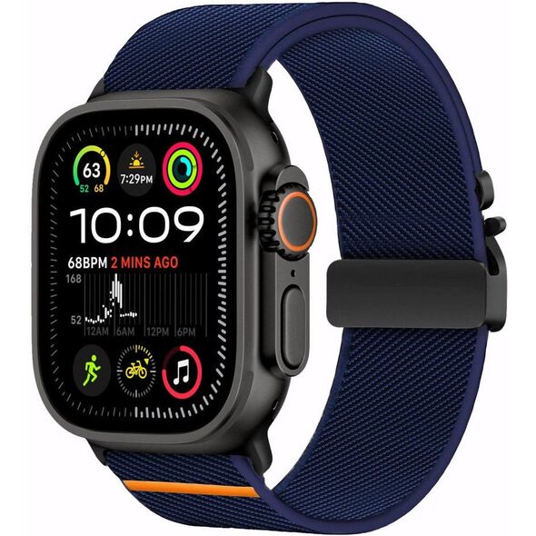 TECH-PROTECT NYLON CLASP APPLE WATCH 6 / 7 / 8 / 9 / 10 / SE / ULTRA 1 / 2 (44 / 45 / 46 / 49 MM) NAVY