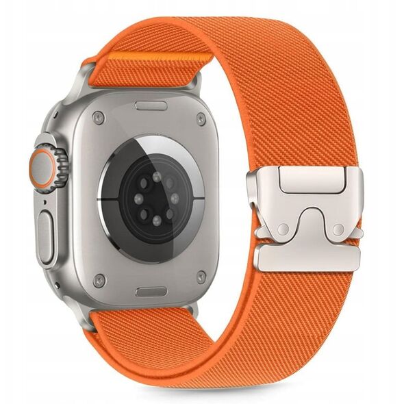 TECH-PROTECT NYLON CLASP APPLE WATCH 6 / 7 / 8 / 9 / 10 / SE / ULTRA 1 / 2 (44 / 45 / 46 / 49 MM) ORANGE
