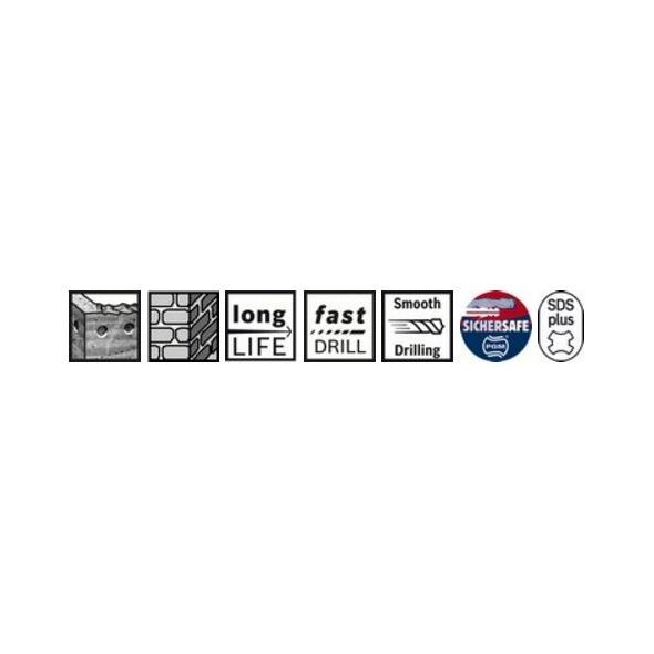 Wiertło Bosch SDS+ 4mm  (1618596231 *)