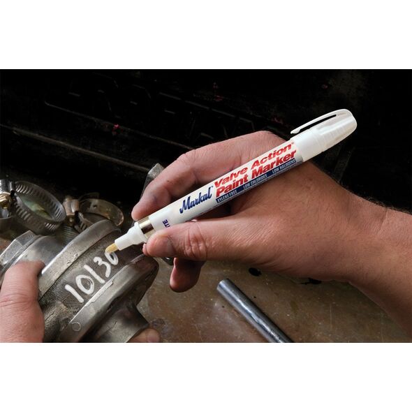 Markal Markal Valve Action Paint Marker Czarny