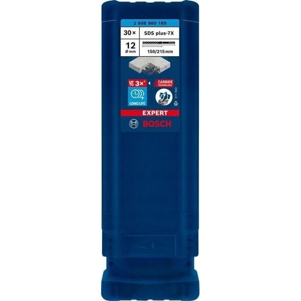 Wiertło Bosch Bosch Expert hammer drill SDS-plus-7X, 12mm, 30 pieces (working length 150mm)