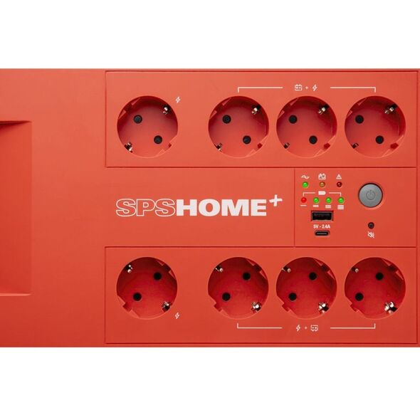 Αδιάλειπτη παροχή ενέργειας UPS Salicru SPS 850 HOME+ Red 850VA 480W 8x Schuko Line-interactive APFC