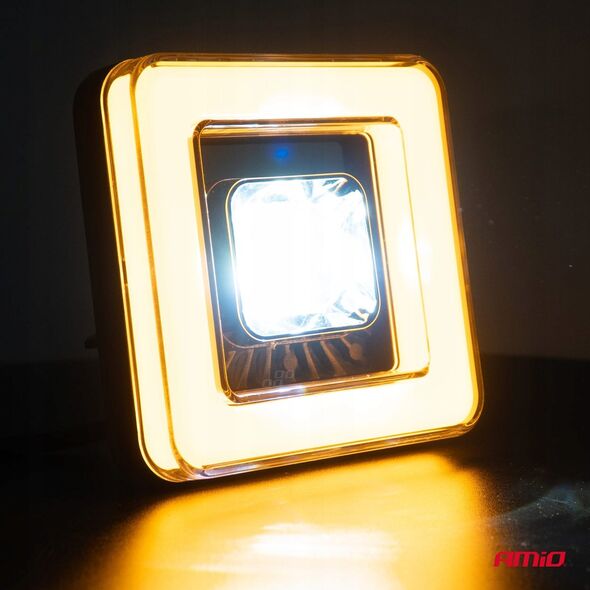 Lampa robocza szperacz led awl57 45w 6500k 8000lm 12v 24v amio-04198
