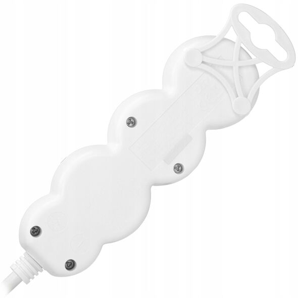 Przedłużacz 3x2P+Z,1,4m, 3x1mm?, biały