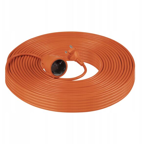 Przedłużacz ogrodowy jednogniazdowy, PVC,H05VV-F 2x1,5mm?, długość 50m