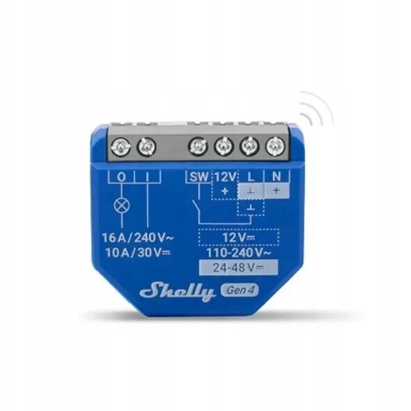 · Unterputz · 1 Gen4 · Relais · max 16A · 1 Kanal · WLAN · Matter · Zigbee · Bluetooth