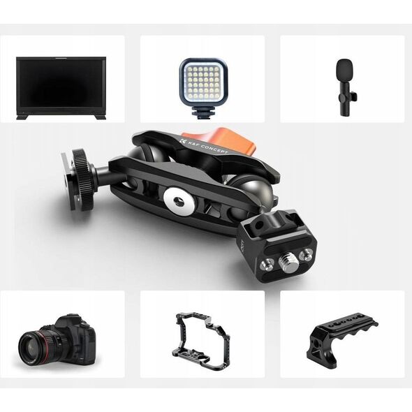 Uchwyt Ramię Przegubowe Montażowe Magic Arm na Monitor Lampę 1/4'' ISO K&F / MS27