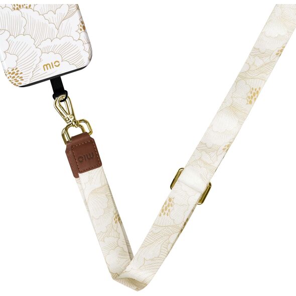 MIO Lanyard strap White Roses