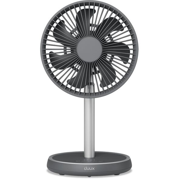 Duux Fan | Rize Flex | Stand Fan | Grey | Diameter 21 cm | Number of speeds 4 | Oscillation | 10 W | No
