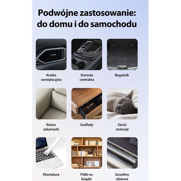 Odkurzacz ręczny Awei AWEI Mini odkurzacz V2 bezprzewodowy ze wskaźnikiem kurzu czarny/black