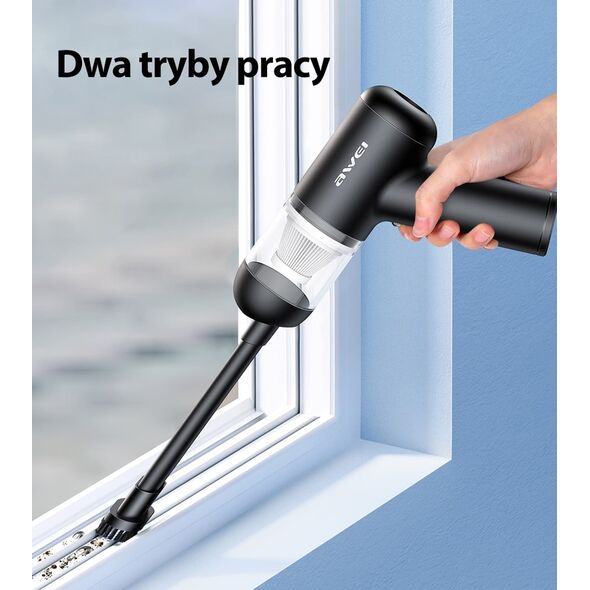 Odkurzacz ręczny Awei AWEI Mini odkurzacz V2 bezprzewodowy ze wskaźnikiem kurzu czarny/black