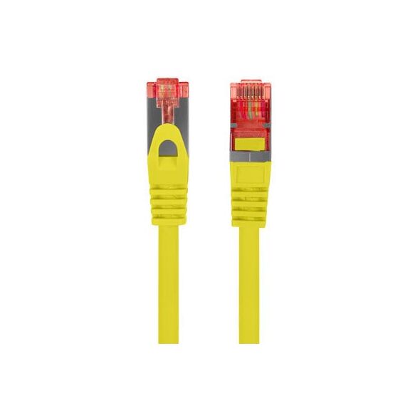 PATCHCORD ΚΑΤ.6 S/FTP LSZH CU 15M ΚΙΤΡΙΝΟ FLUKE PASSED LANBERG