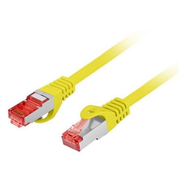 PATCHCORD ΚΑΤ.6 S/FTP LSZH CU 5M ΚΙΤΡΙΝΟ FLUKE PASSED LANBERG