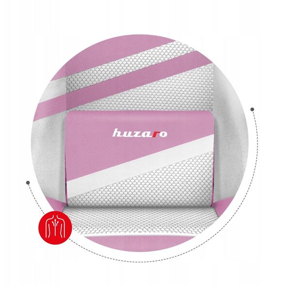 Fotel gamingowy Huzaro Force 4.4 Pink Mesh