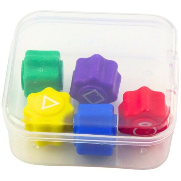 Kości Do Gry W Gonggi Hacele Gra Zręcznościowa Squid Games Etui 5szt A LEAN TOYS