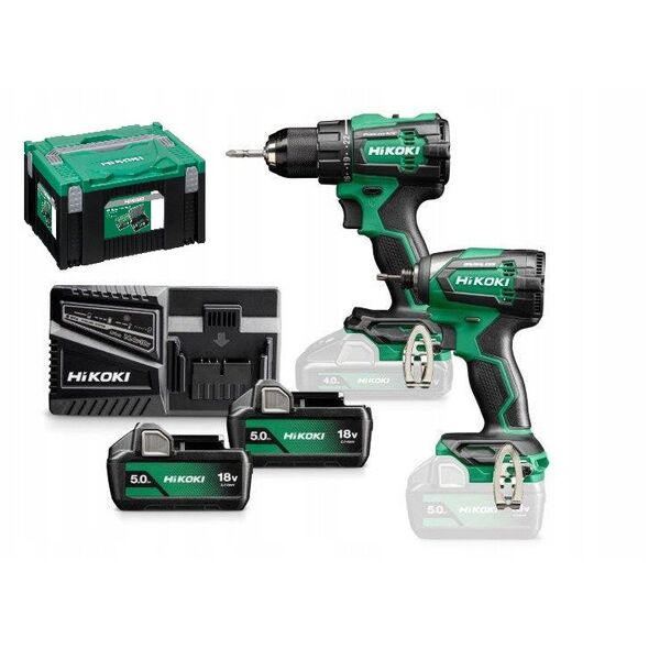 HIKOKI.SET 18V KC18DE WBZ (DS18DE + WH18DE) 2x5.0Ah MV HSC