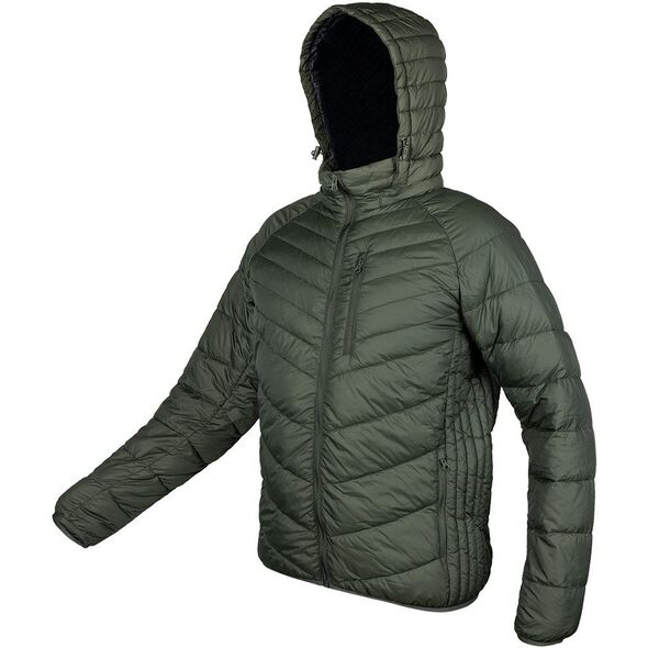 Kurtka Mix&Match, pikowana, puchowa, lekka, oliwkowo-czarna, rozmiar XXL