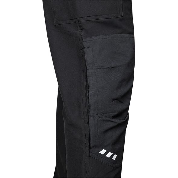 Spodnie robocze Mix&Match, 4 way stretch, czarno-pomarańczowe, rozmiar XL