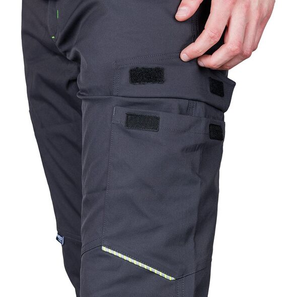 Spodnie robocze Mix&Match, stretch, szare, rozmiar XS