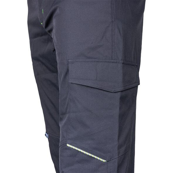 Spodnie robocze Mix&Match, stretch, szare, rozmiar XS