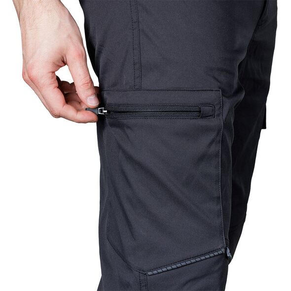 Spodnie robocze Mix&Match, stretch, czarne, rozmiar XL