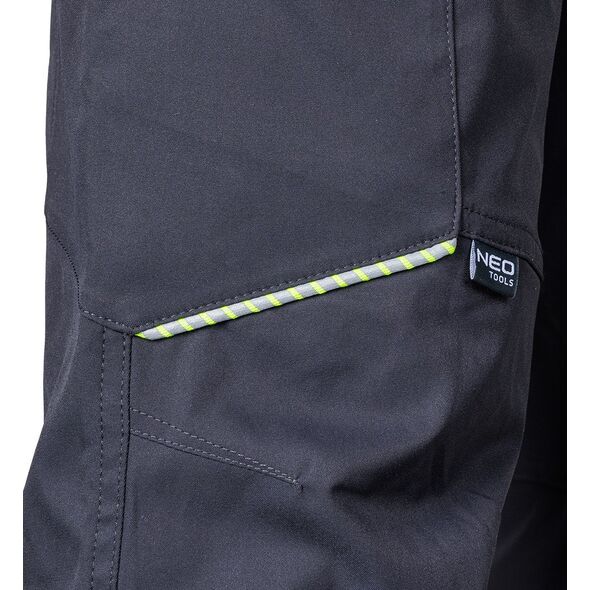 Spodnie robocze Mix&Match, stretch, szare, rozmiar XXXL