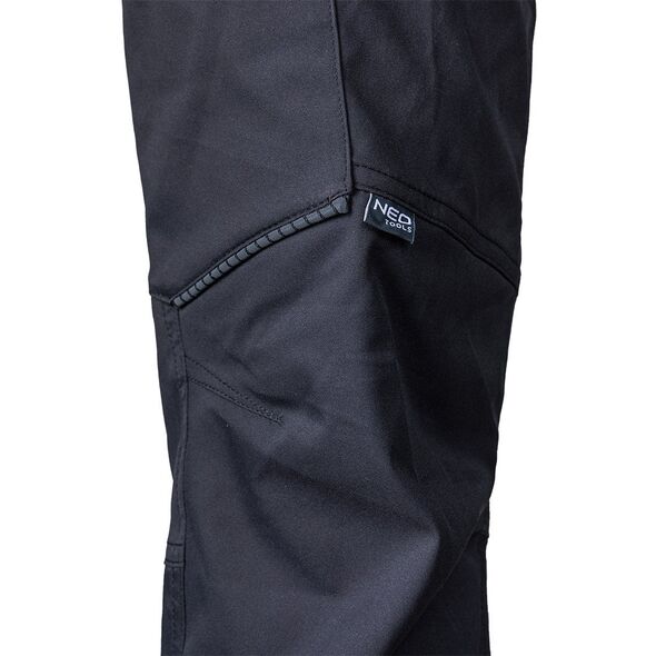 Spodnie robocze Mix&Match, stretch, czarne, rozmiar L
