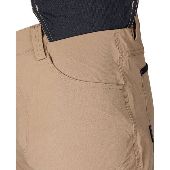 Spodnie robocze Mix&Match, 4 way stretch, z kaburami, Cordura, beżowo-czarne, rozmiar XXL