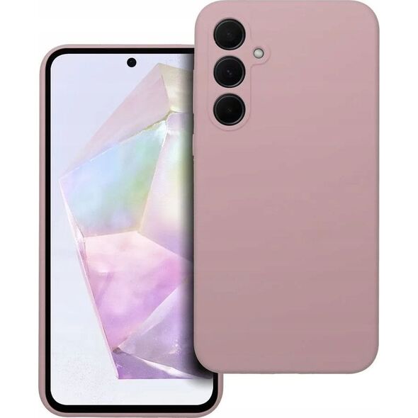 OEM Futerał SILICONE 2mm do SAMSUNG A35 5G pudrowy róż