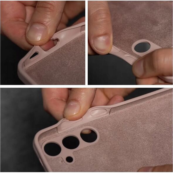 OEM Futerał SILICONE 2mm do SAMSUNG A35 5G pudrowy róż