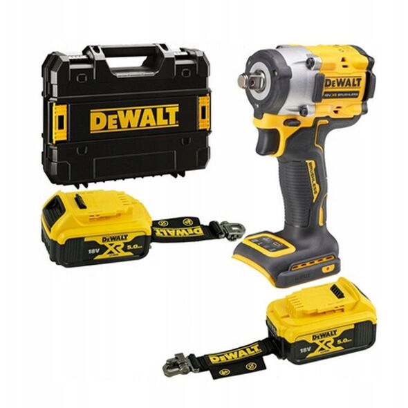 Klucz udarowy Dewalt 18v xr kompakt. klucz ud. 1/2, 2x5ah, bez ładowarki !